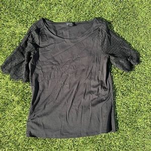 Ann Taylor Black Shirt Size Small Women